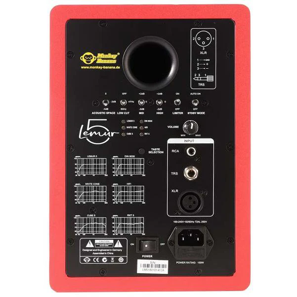 Monkey Banana Lemur 5 Active Studio Monitor Speaker - Image 4