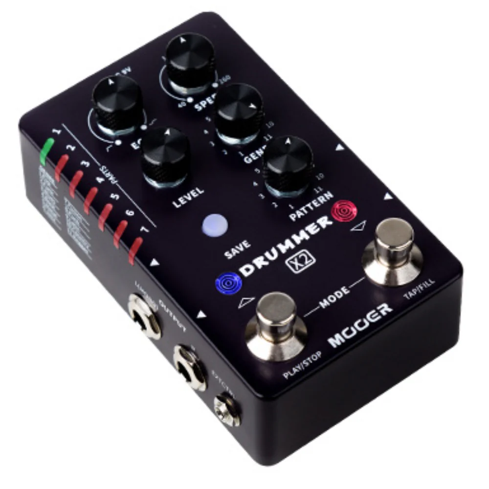 Mooer Drummer X2 Dual Footswitch Drum Machine Pedal - Image 5