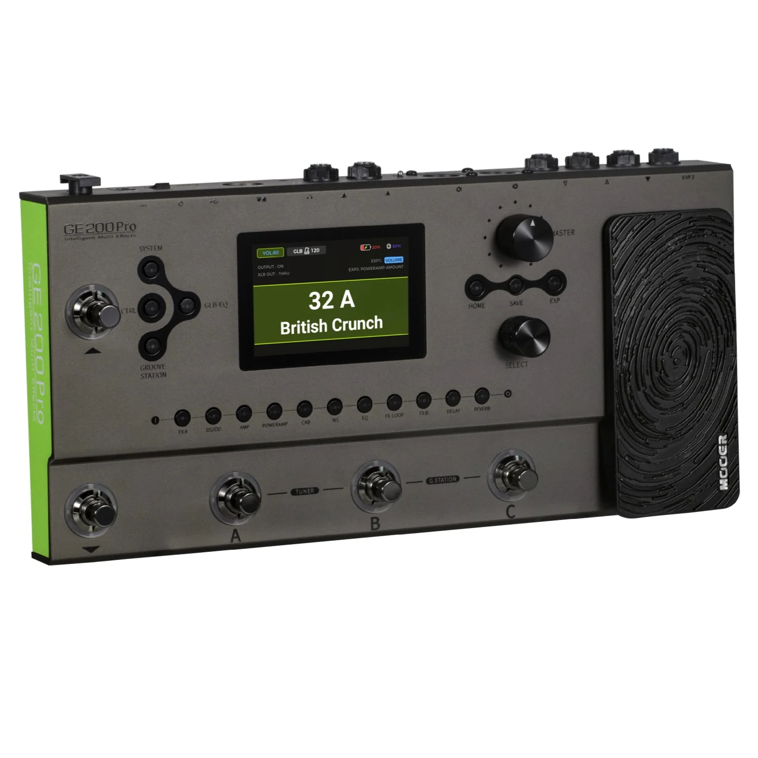 Mooer GE200 Pro Intelligent Multi Effects Pedal - Image 2