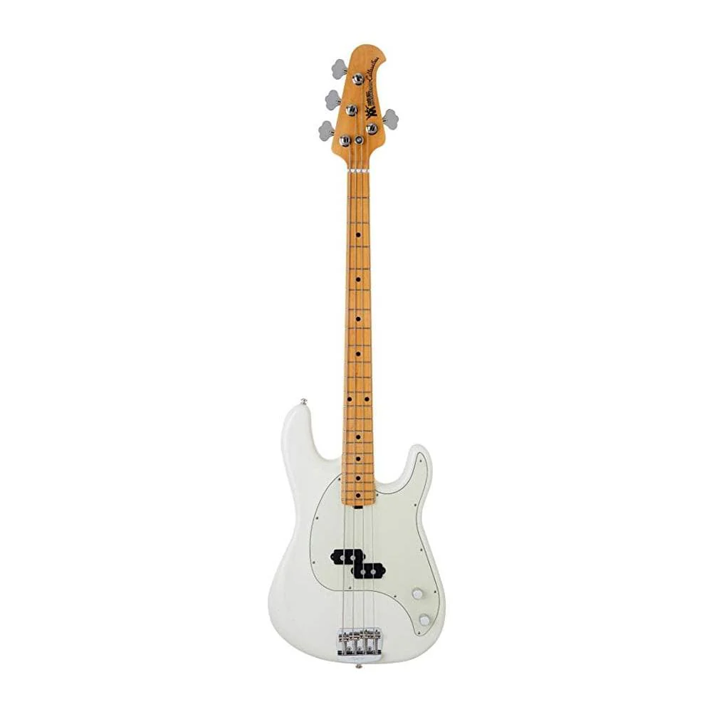 Music Man Cutlass 123-10 4-String Electric Bass Guitar - Ivory White