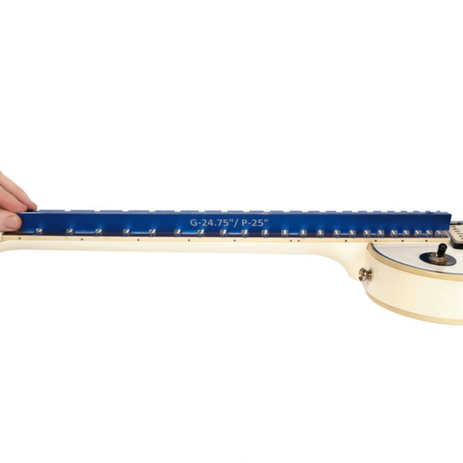 Music Nomad MN821 Tri-Beam 3 'n 1 Dual Notched Straightedge & Precision Straightedge - Image 10
