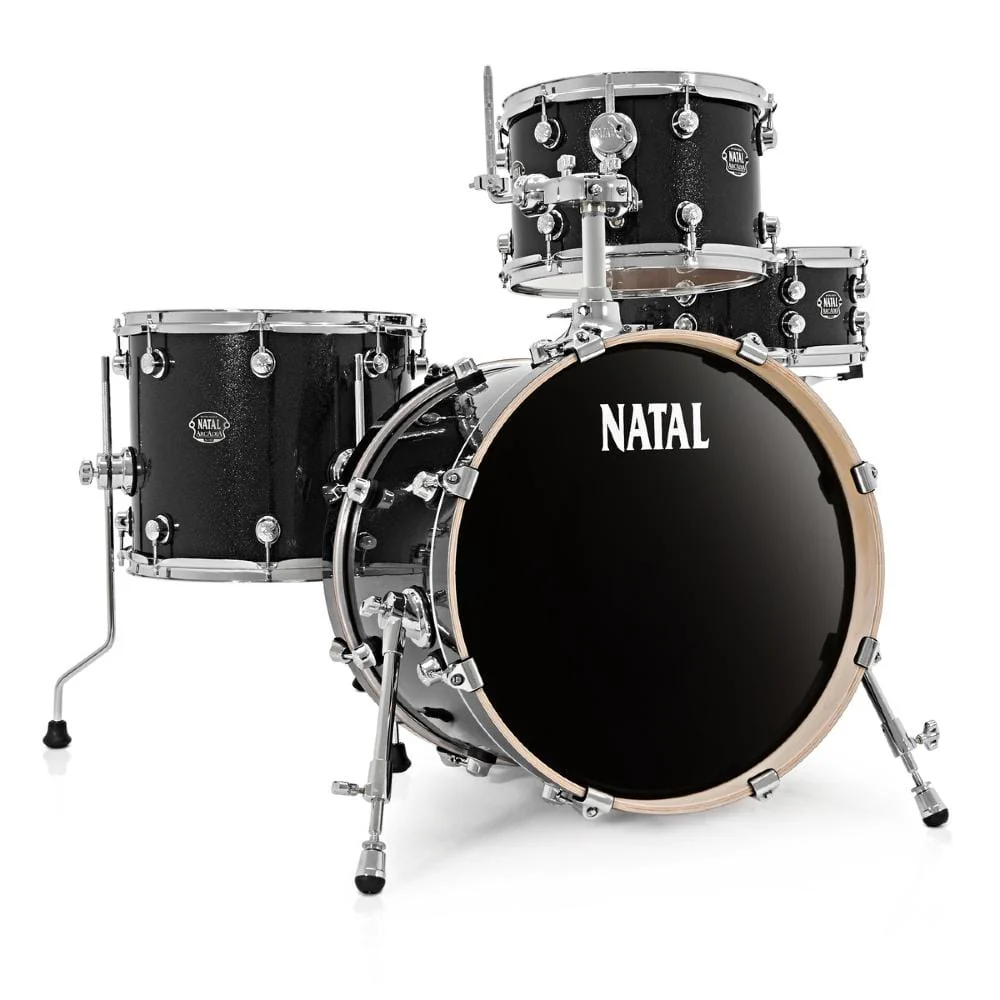 Natal Arcadia Birch Series Traditional Jazz TJ 4 Piece Shell Pack Acoustic Drum Kit - Image 3