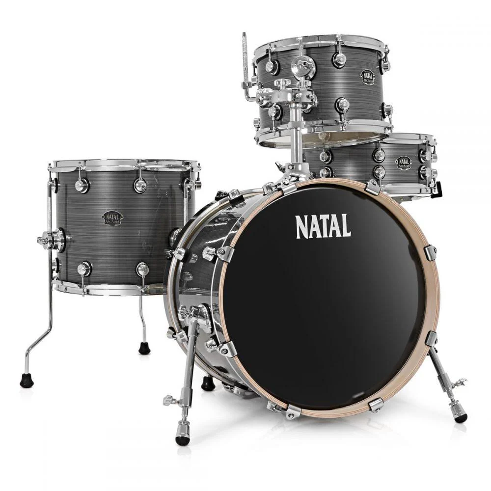 Natal Arcadia Birch Series Traditional Jazz TJ 4 Piece Shell Pack Acoustic Drum Kit - Image 7