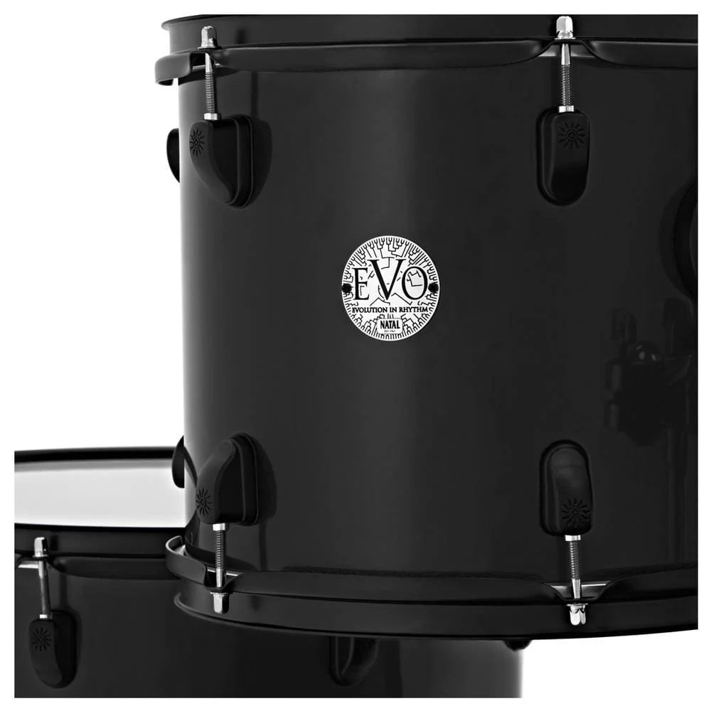 Natal K-EVB-UF22 Evolution 5-Piece Shell Pack Acoustic Drum Kit with Hardware & Cymbals - Image 6