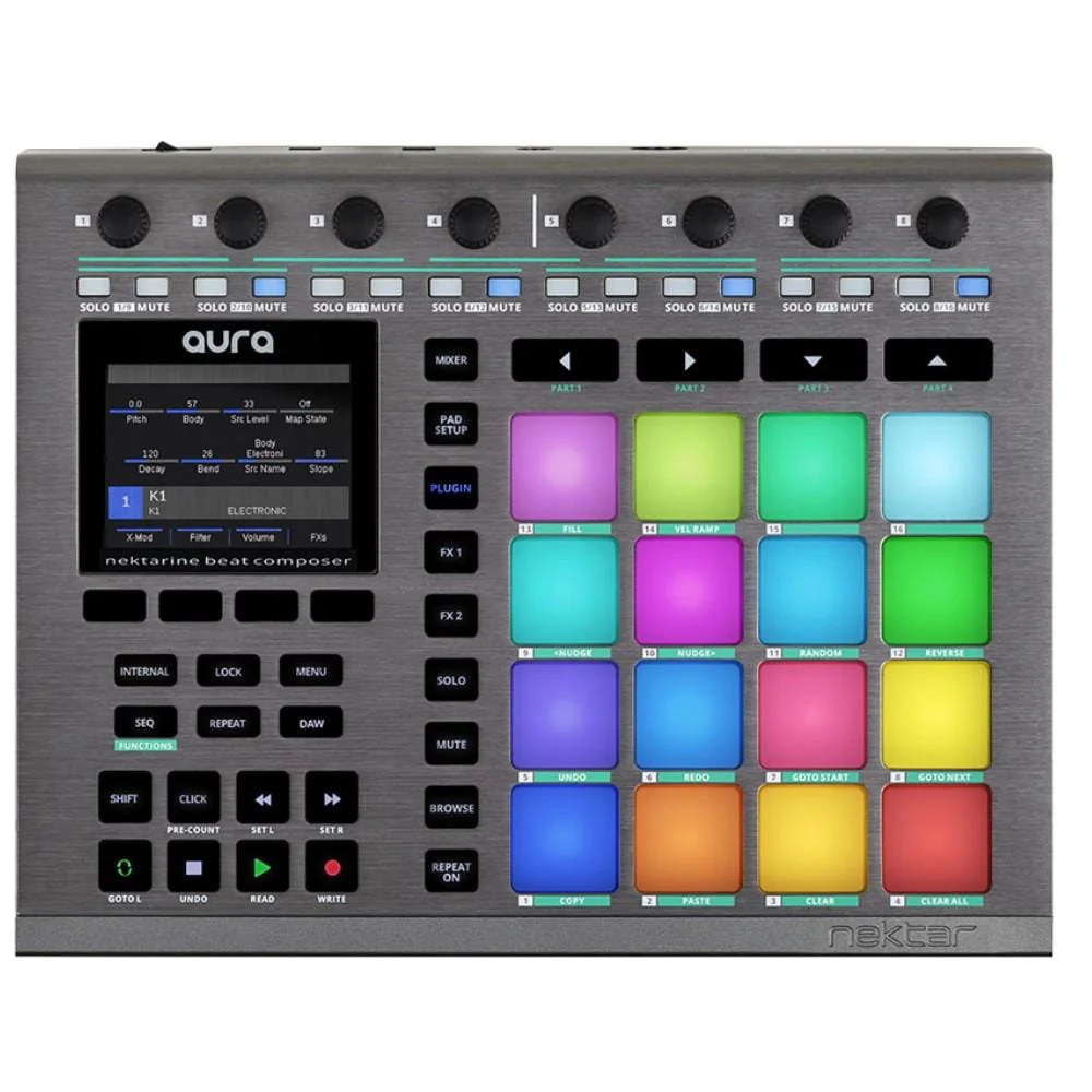 Nektar Aura Beat Composer & Performance Instrument USB MIDI Pad Controller - Image 2
