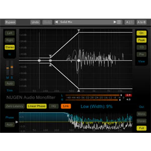 NUGEN Monofilter Low-Frequency Filter – Professional Audio Software & Plugin - Image 2