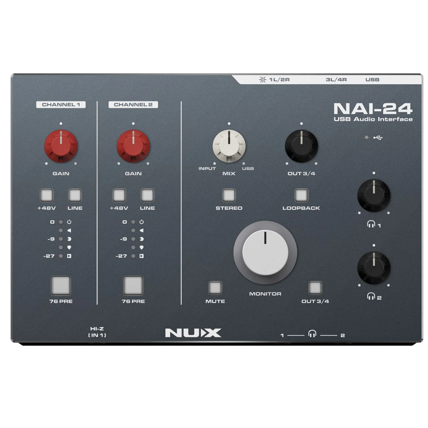 Nux NAI-24 USB Audio Interface