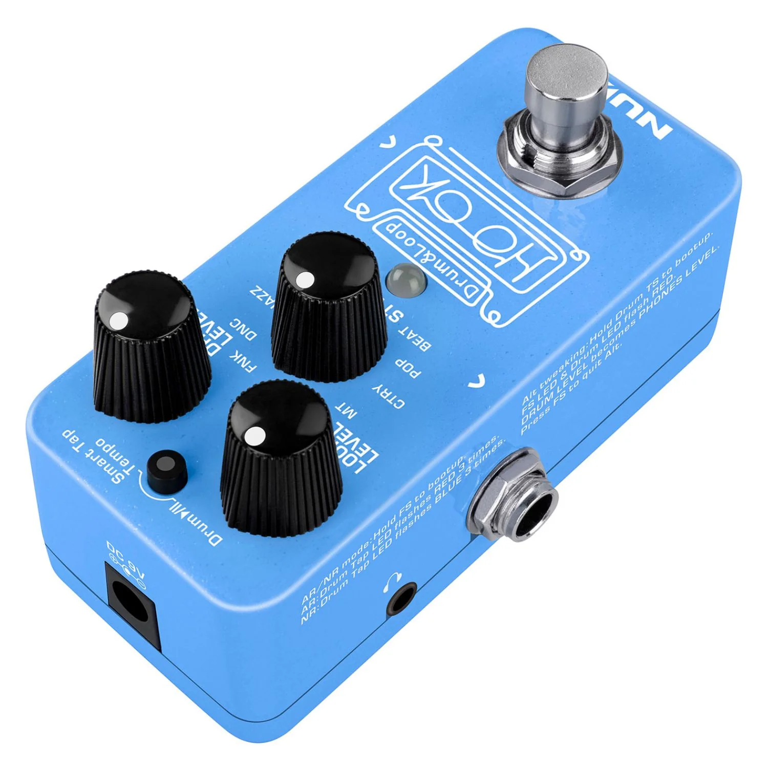 Nux NDL-3 Hook Mini Looper with Phones Out - Image 3
