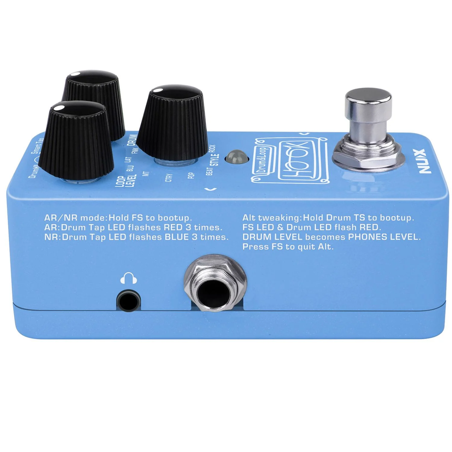 Nux NDL-3 Hook Mini Looper with Phones Out - Image 5