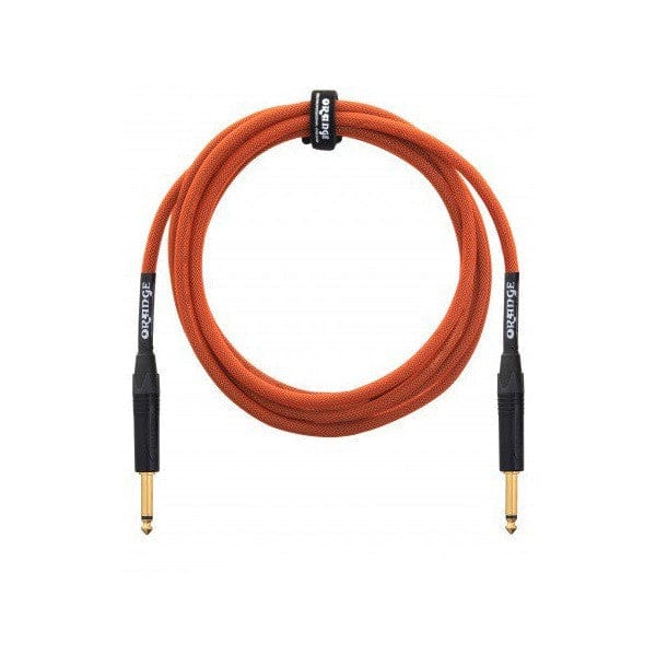 Orange 10' Professional Instrument Cable - Straight - Image 4