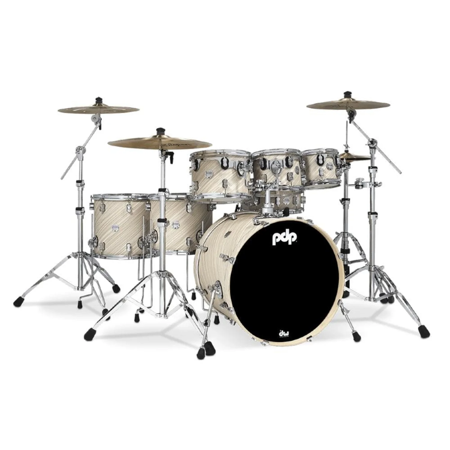 Pacific Drums And Percussion PDCM2217 7 Piece Concept Maple Acoustic Drumkit - Image 11