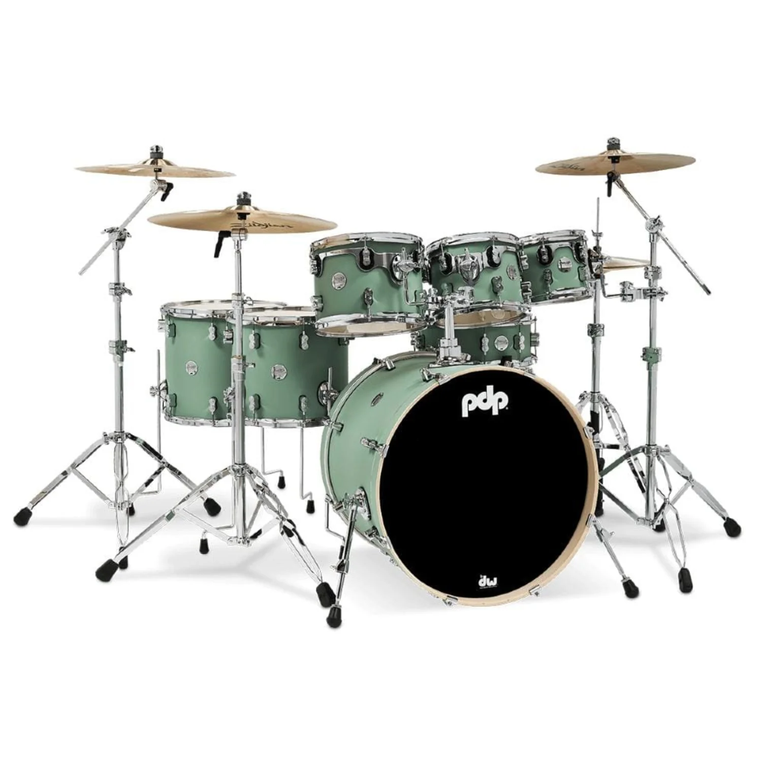 Pacific Drums And Percussion PDCM2217 7 Piece Concept Maple Acoustic Drumkit - Image 5