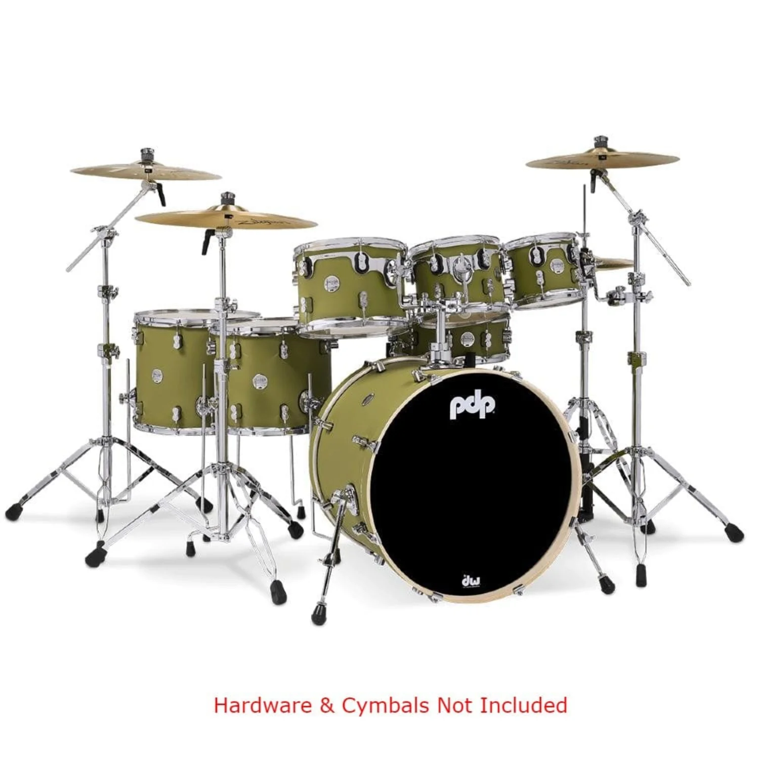 Pacific Drums And Percussion PDCM2217 7 Piece Concept Maple Acoustic Drumkit - Image 8
