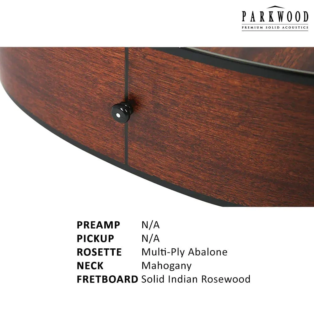Parkwood S22M OM Orchestra Acoustic Guitars with Gigbag - Image 4