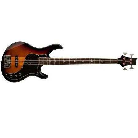 PRS KE4TC SE Kestral Electric Bass Guitar - Single Coil, Tri Colour Sunburst