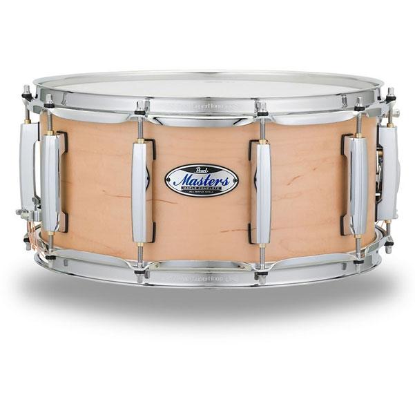 Pearl MCT1455S/C 14x5.5 Inch Masters Maple Complete Snare Drum - Satin Natural Finish