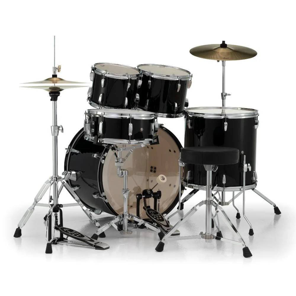 Pearl Roadshow 5 Piece Drumset with Stands and Cymbals - Image 2