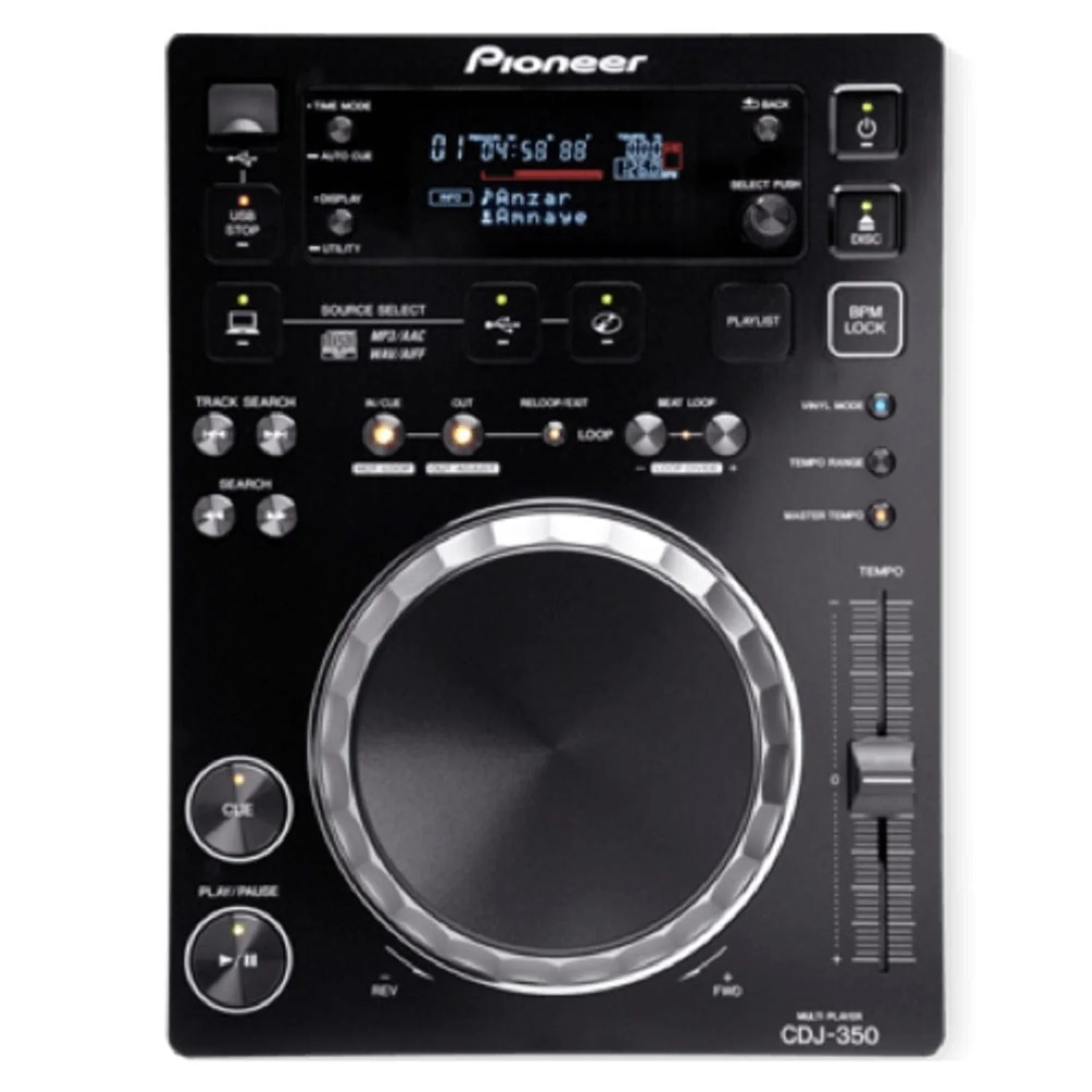 Pioneer CDJ350 Digital Multi Media Deck with Rekordbox Support