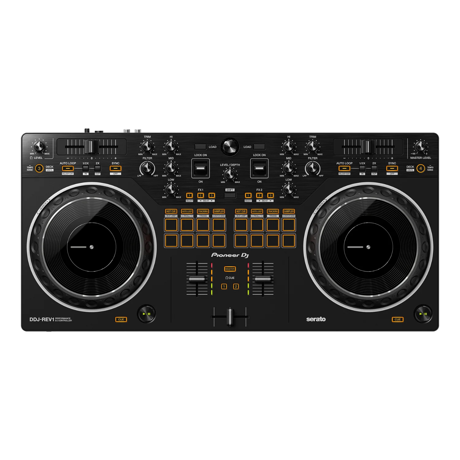 Pioneer DDJ-REV1 Scratch Style 2 Channel DJ Controller for Serato DJ Lite