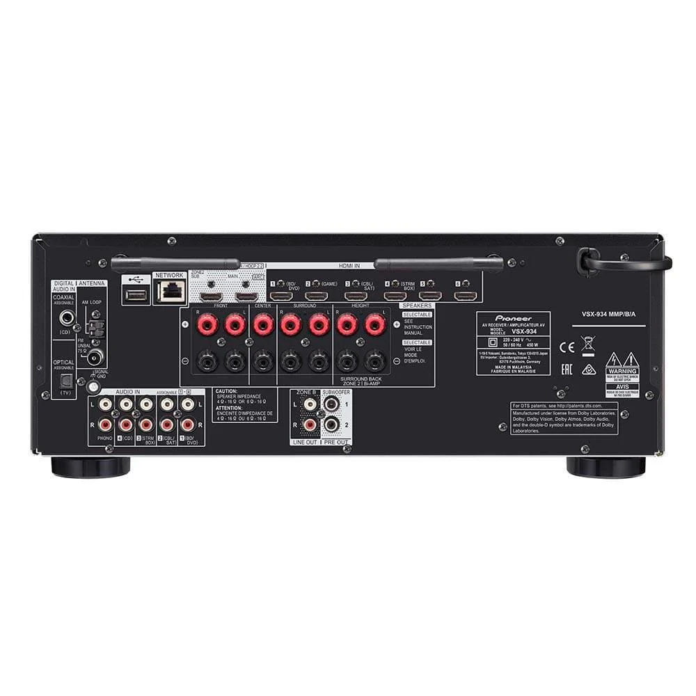 Pioneer VSX-934 7.2 Channel Network AV Receiver - Image 4