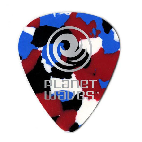 Planet Waves 1CMC2 Multi Coloured Guitar Picks - Pack of 10 - .50mm