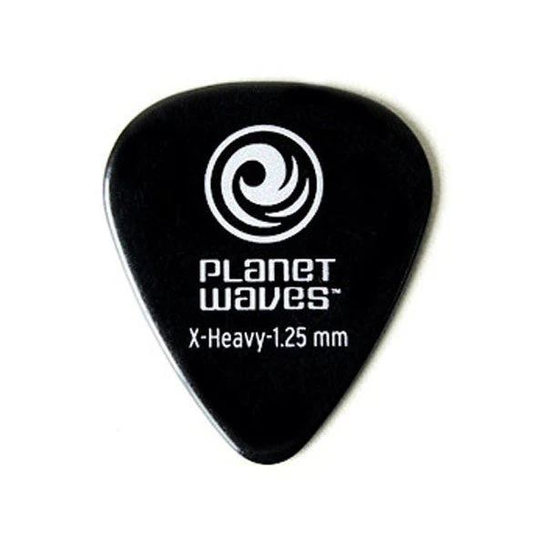 Planet Waves Extra Heavy Black Guitar Pick - Pack of 10 (1CBK7-10)