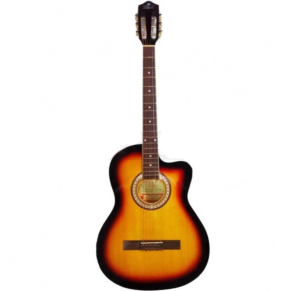 Pluto HW41C-201P Jumbo Cutaway Electro Acoustic Guitar - Image 3