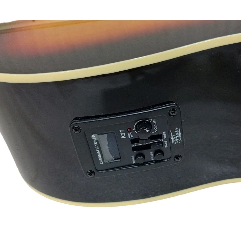 Pluto PA39CE-201 Cutaway Electro Acoustic Guitar - Image 3