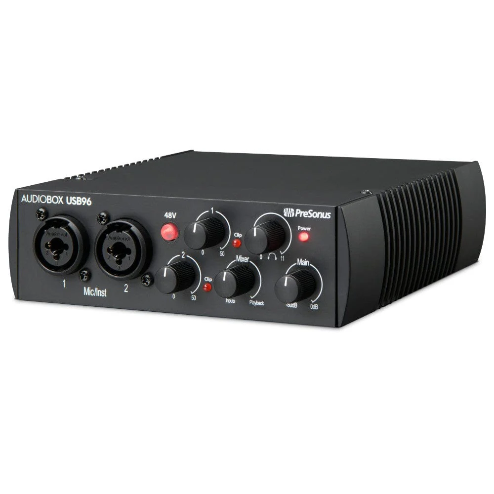 Presonus AudioBox USB96 Recording Audio Interface with Studio One Artist & Premium Bundle Software - Image 7