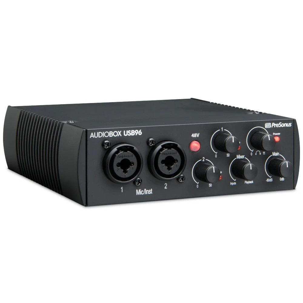 Presonus AudioBox USB96 Recording Audio Interface with Studio One Artist & Premium Bundle Software - Image 8