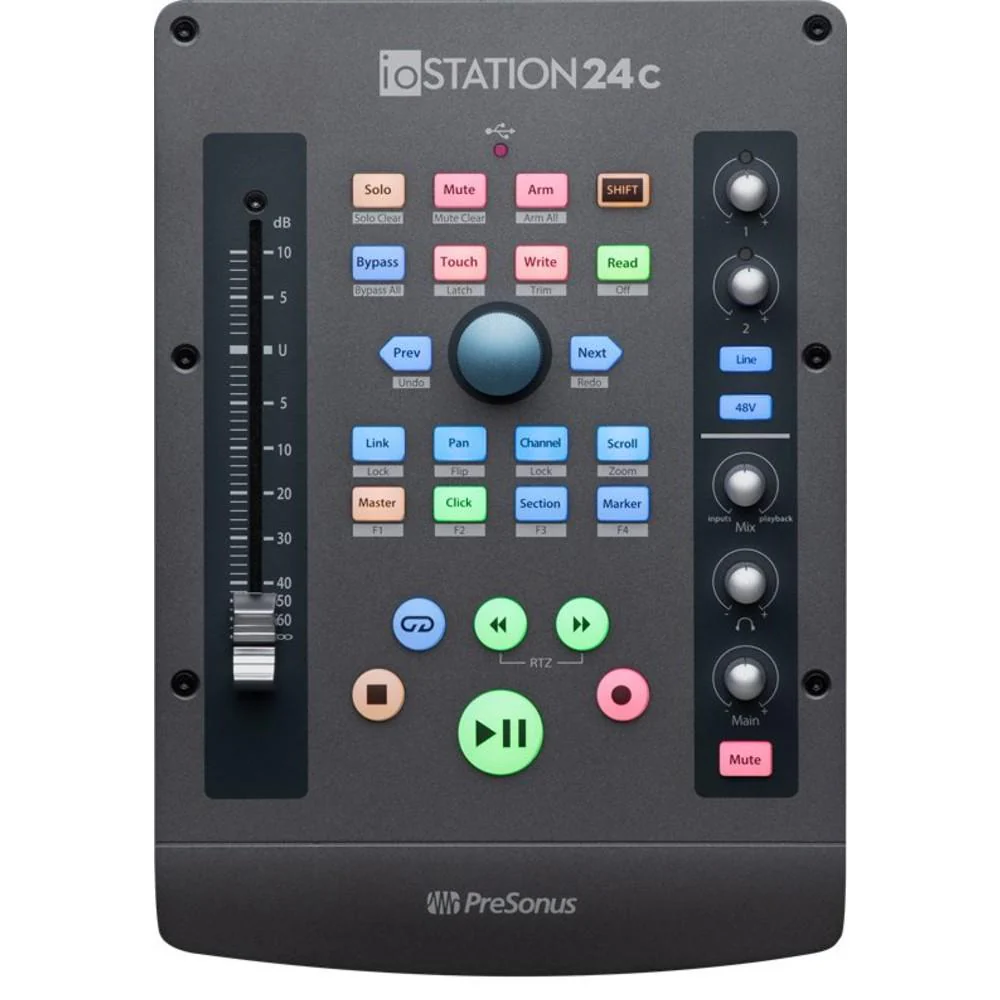 Presonus ioStation 24c 2x2 USB-C Compatible Audio Interface & Production Controller - Image 2