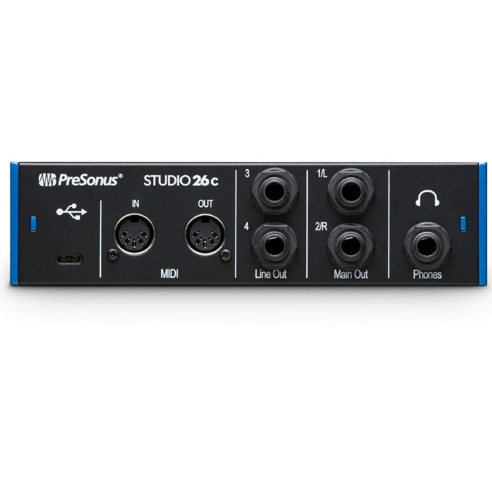 PreSonus Studio 26 c Portable UltraHigh Definition Usb C Audio Interface  Includes Full Studio One Artist (worth Rs.7500) - Image 2