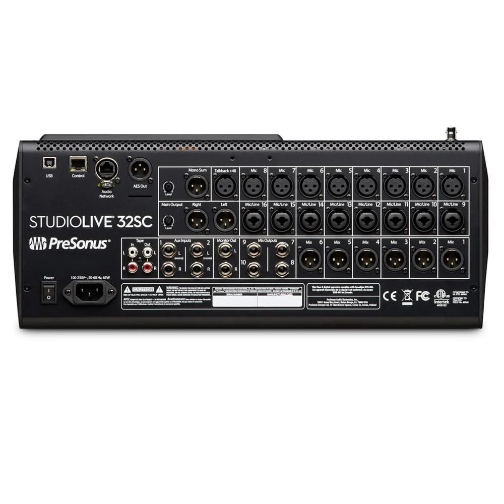 Presonus StudioLive 32SC 32 Channel Digital Mixer with USB Audio Interface - Image 2
