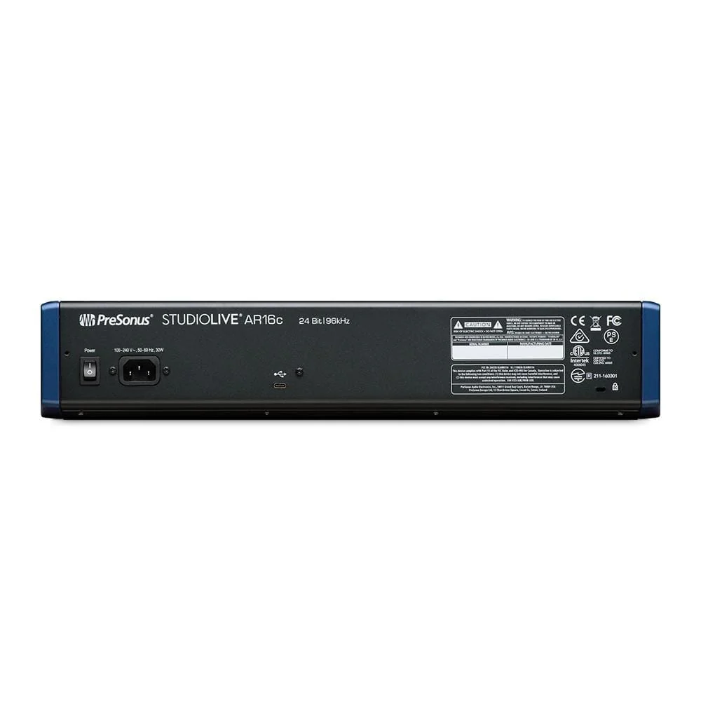 PreSonus StudioLive AR16c USB-C 18-Channel Hybrid Performance and Recording Mixer Audio Interface - Image 3
