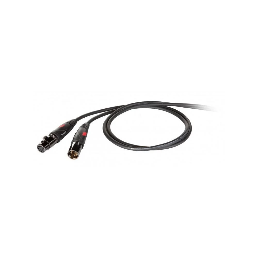 Proel DHG240 Professional Balanced Cables and Connector- Black - Image 2