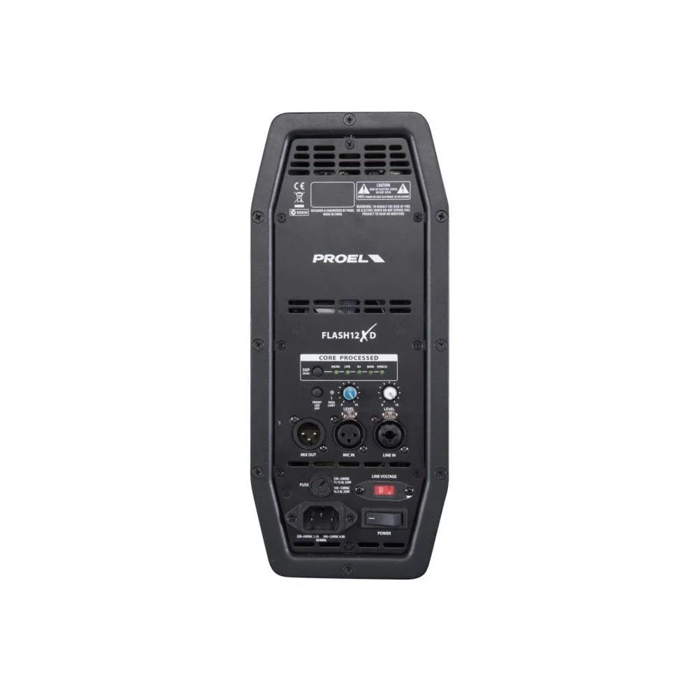 Proel FLASH12XD Active Processed 2-Way Active PA Speaker - Image 7