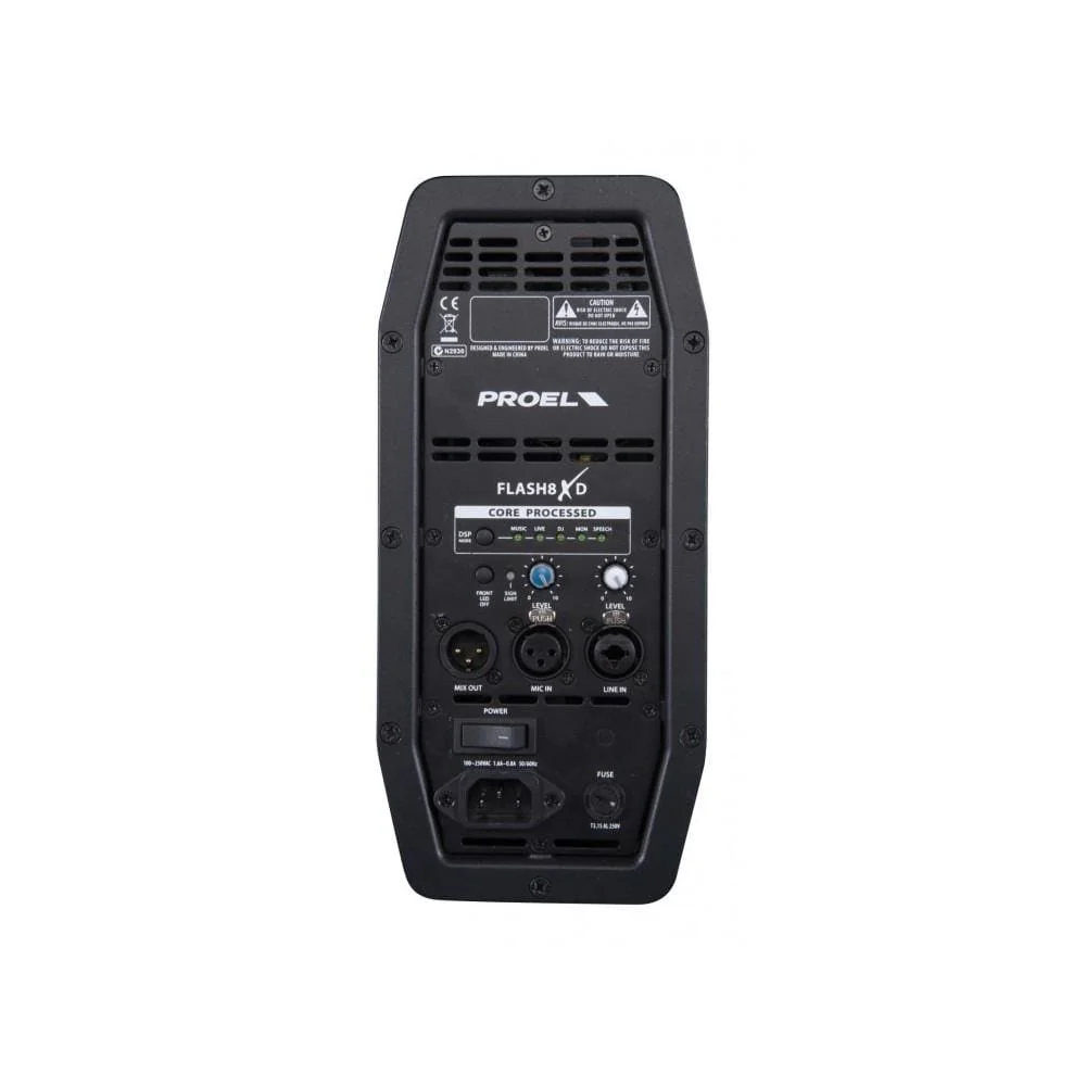 Proel FLASH8XD Active Processed 2-Way Active PA Speaker - Image 7