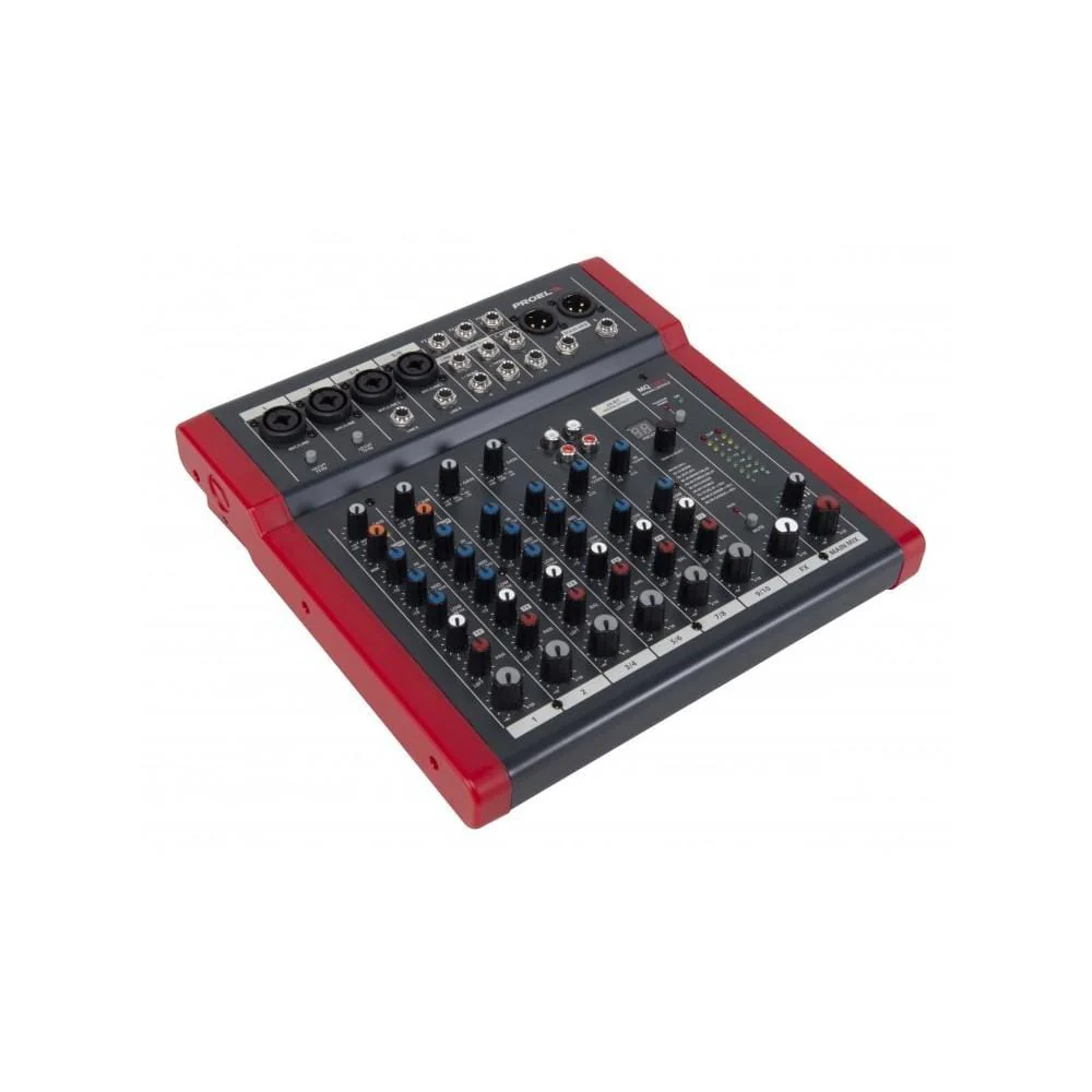 Proel MQ10FX Compact 10 Channel Analog Mixer with FX - Image 2