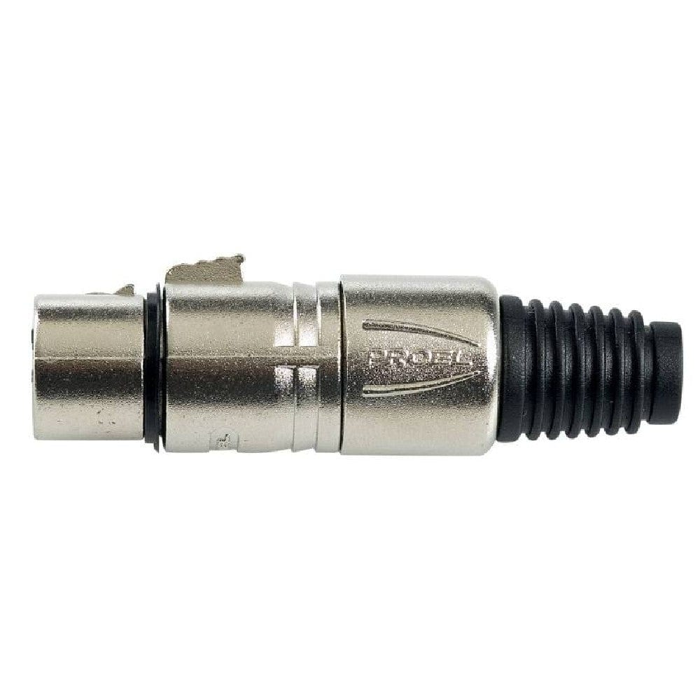 Proel XLR3FVPRO Professional 3-Pole XLR Cable Mount Female Socket - Image 2