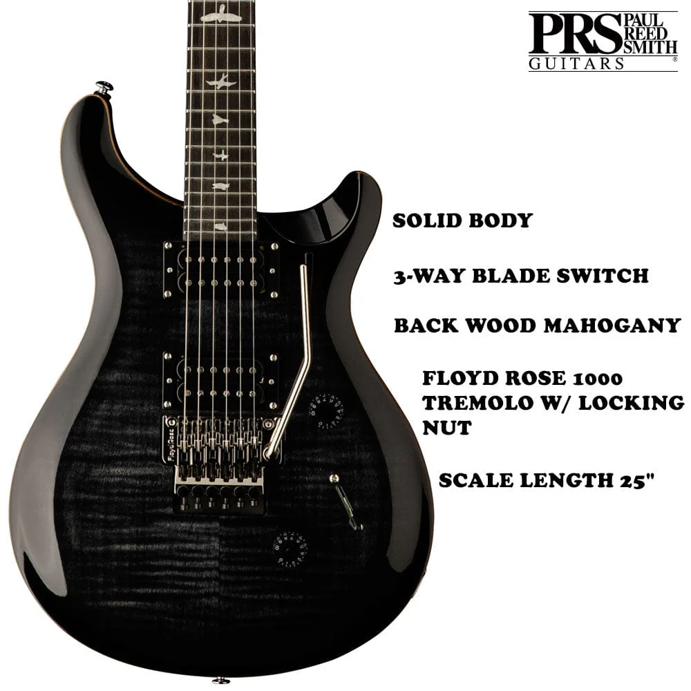PRS Custom 24 Floyd 6 String Electric Guitar with Gigbag - Image 5