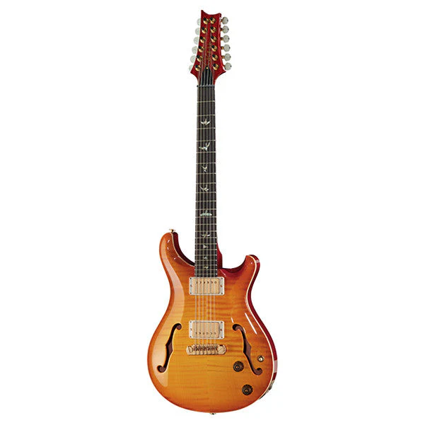 PRS Hollow Body 12-String Electric Guitar - Vintage Sunburst