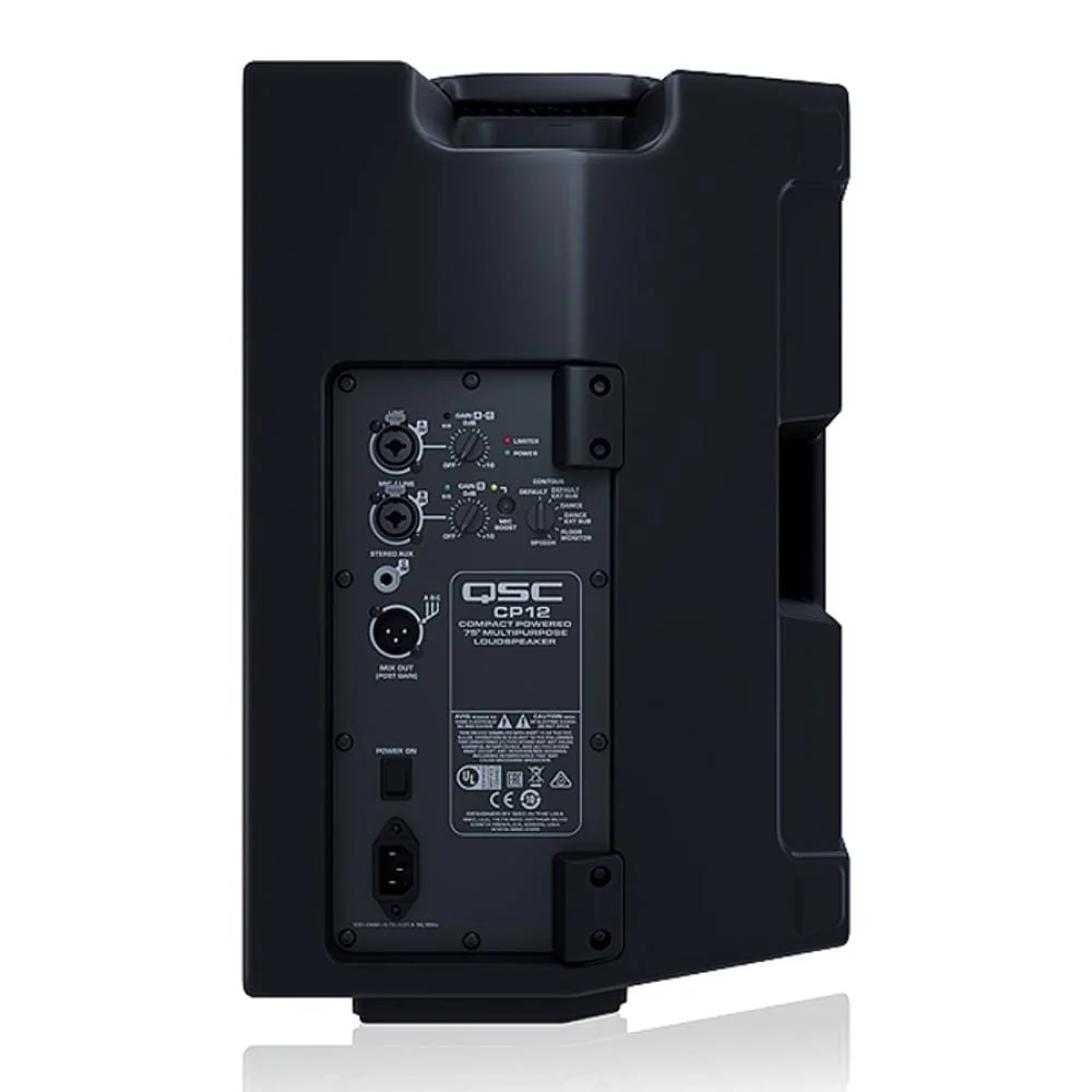 QSC CP12 12 Inch 1000 Watt Compact Powered Loudspeaker - Image 2