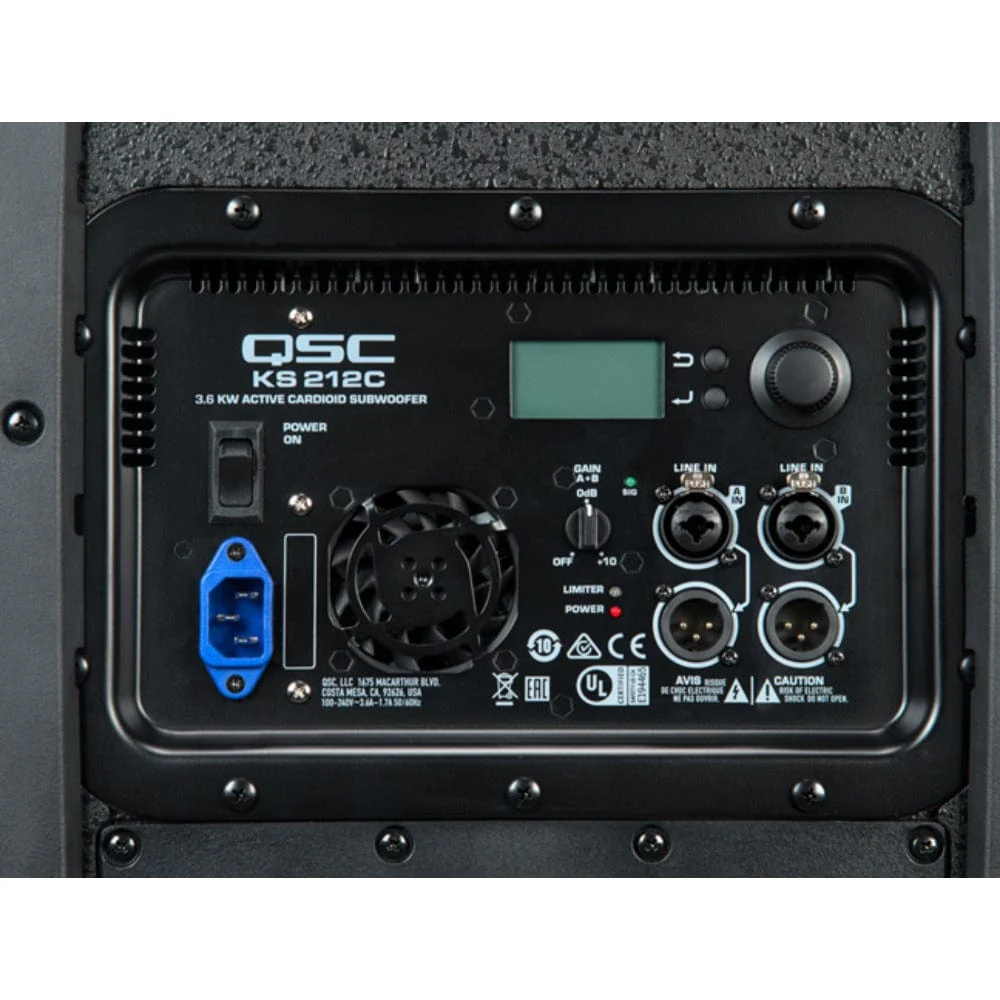 QSC KS212C Powered Dual 12-inch Cardioid Subwoofer - Image 3
