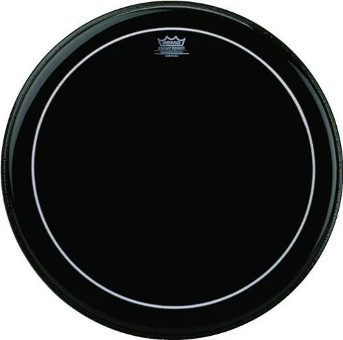 Remo 22" Bass Pinstripe Ebony Drum Head