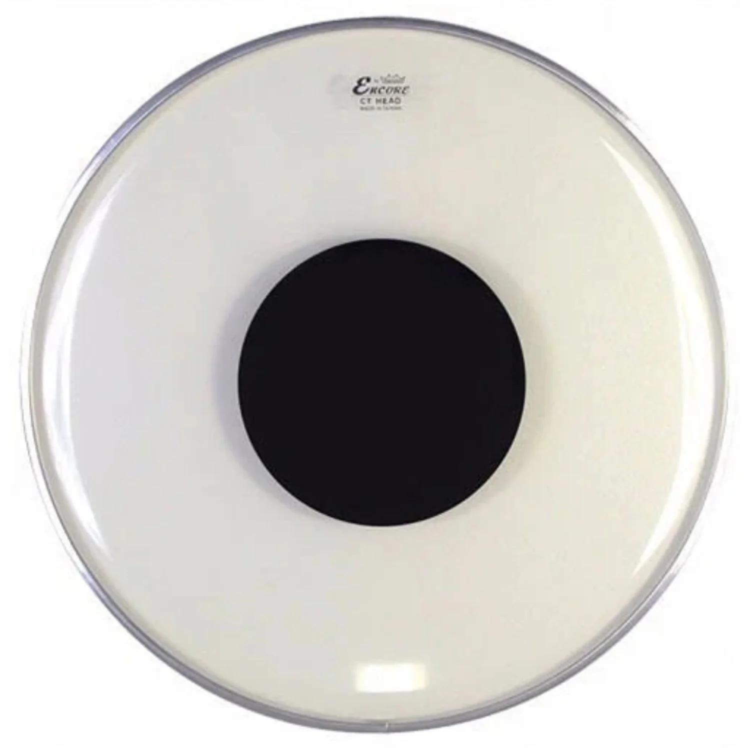 Remo CS Clear Transparent Black Center Batter Drumhead - Image 2