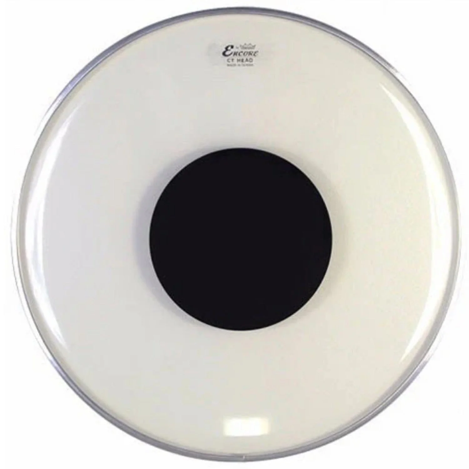 Remo CS Clear Transparent Black Center Batter Drumhead - Image 5