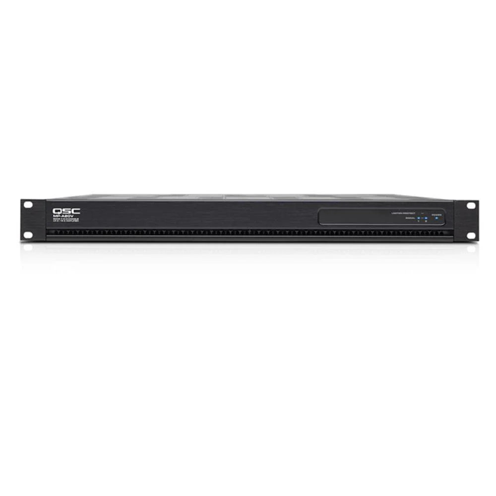 Restaurant Sound System with 8xQSC AD-S8T Wall Mount Loudspeakers, 2xSubwoofer, Power Amplifier, Mic & Soundcraft Mixer - Image 5