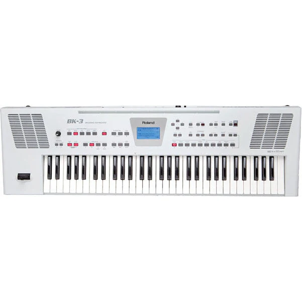 Roland BK-3 61-Key Backing Keyboard - White