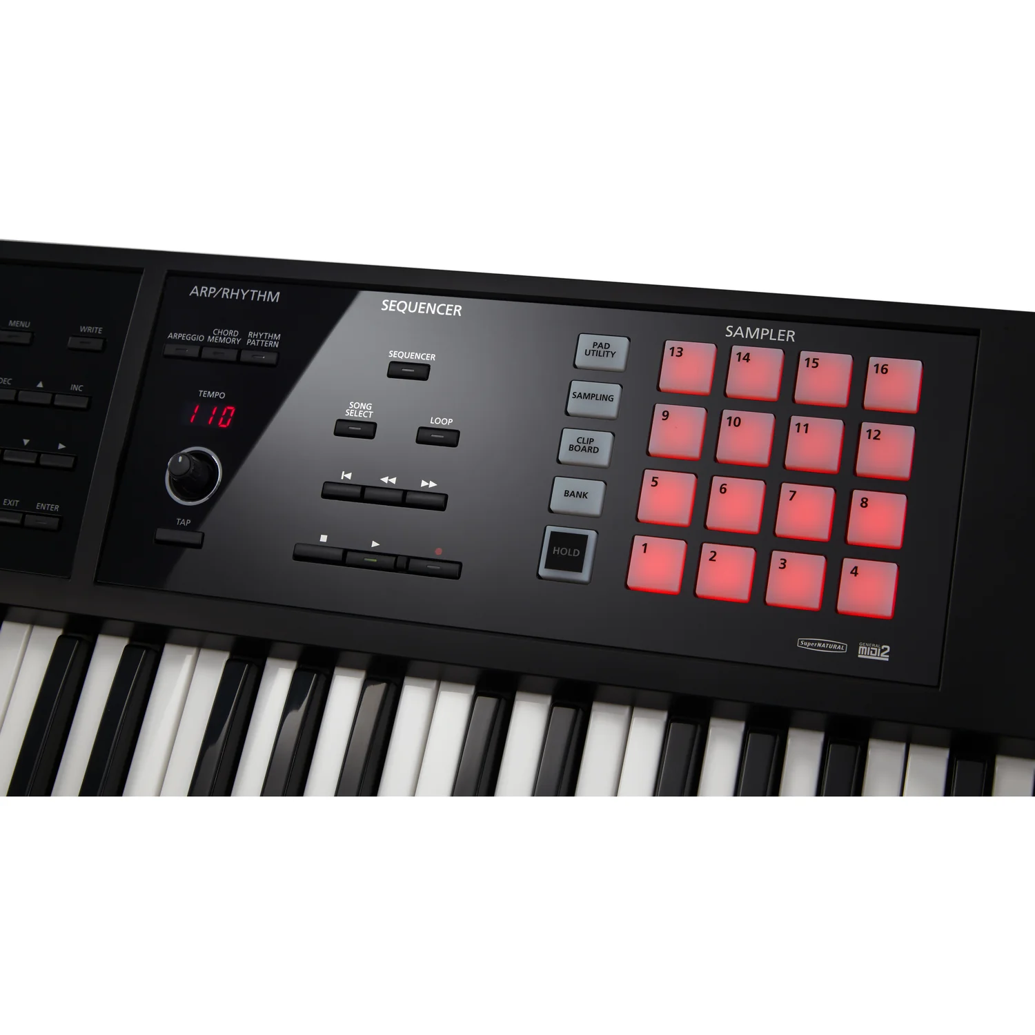 Roland FA-07 76-Key Workstation MIDI Keyboard - Image 5