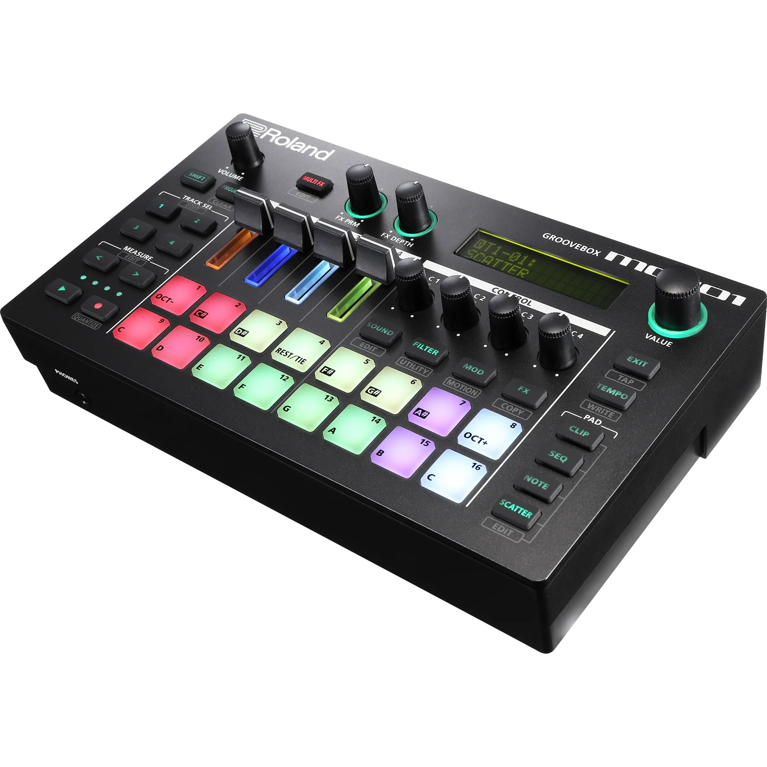 Roland MC 101 Portable Groovebox for Beatmakers and Mobile Producers - Image 3